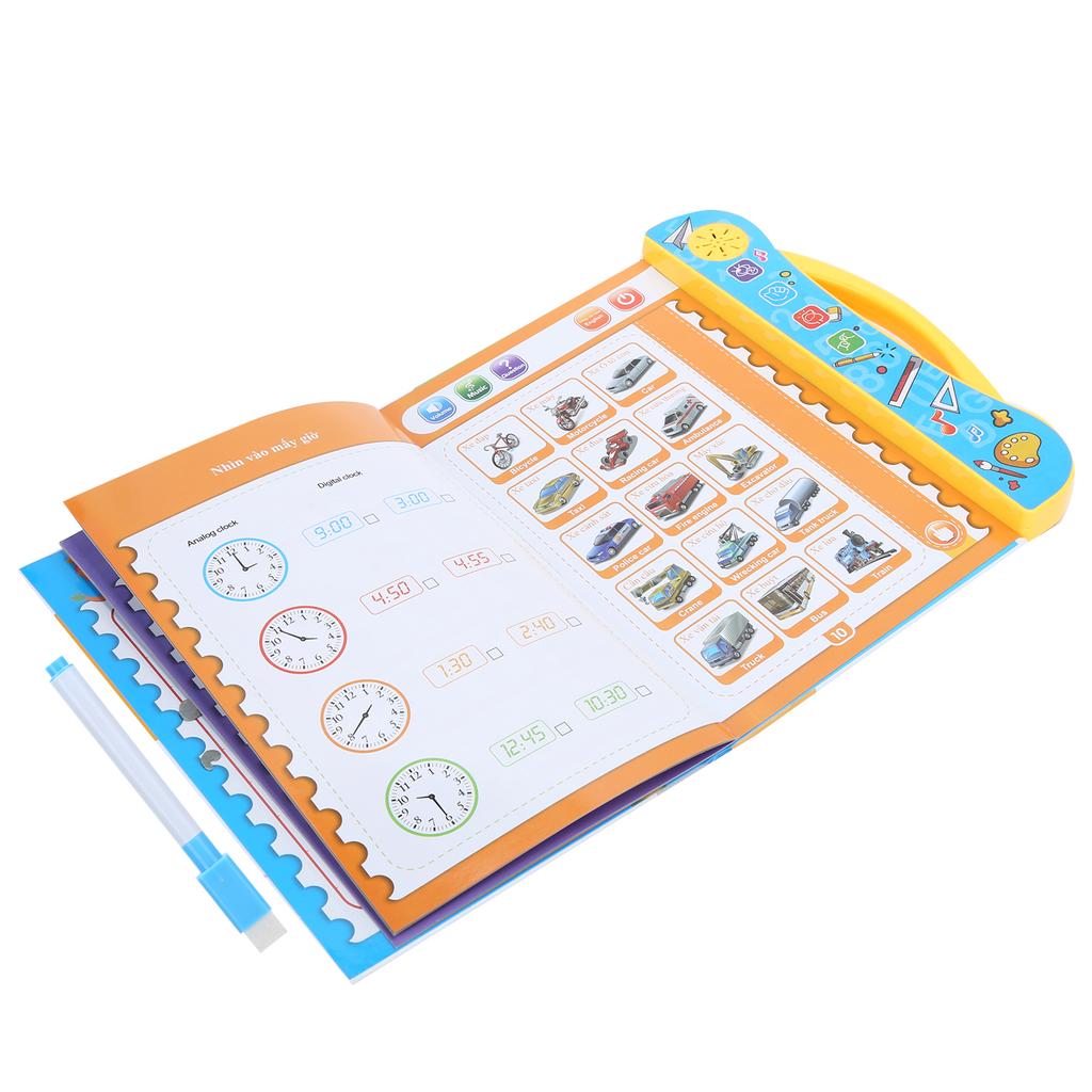 Vietnamese English Reading Machine Children Early Educational Learning Machine ToysYellow