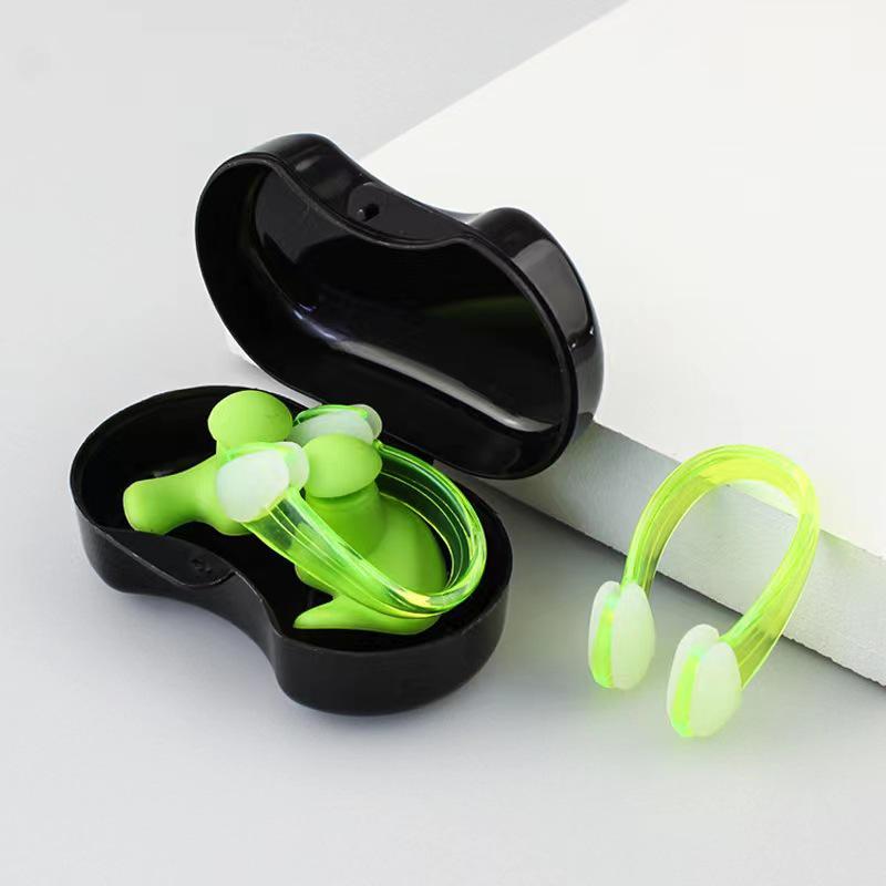 Silikon Schwimm-Ohrstöpsel & Nasenklammern Set - Unisex Lärmreduzierende Schallisolierte Ohrstöpsel für das Training