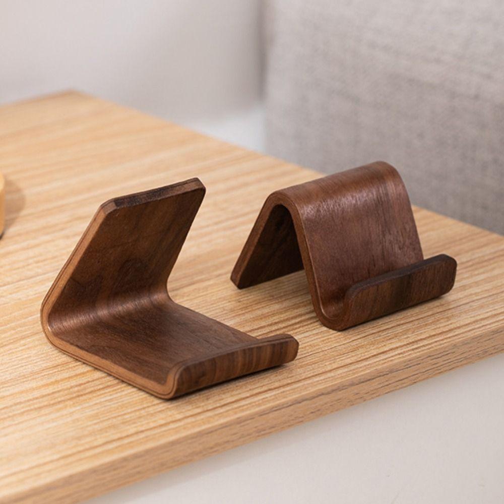 Universal Solid Wood Phone Holder Stable Phone Kickstand  Mobile Accessories