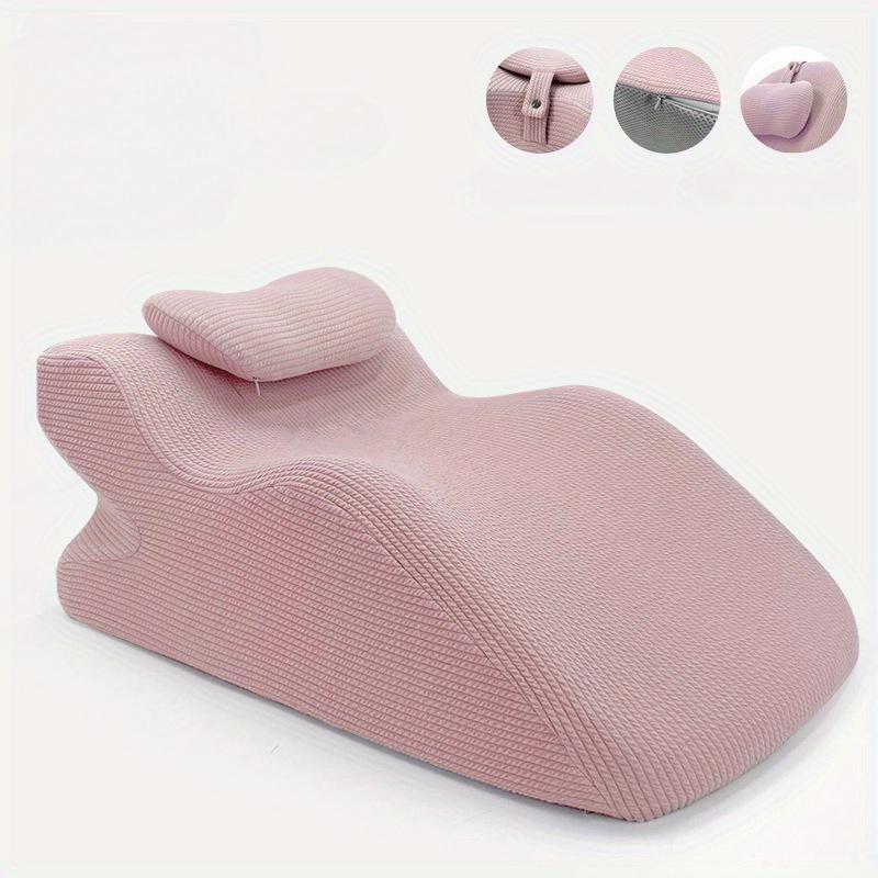 Memory Foam Reading Pillow - Lightweight Support for Neck & Back, Phone/Book Rest Assistant for Bed & Sofa, neck stretcher
