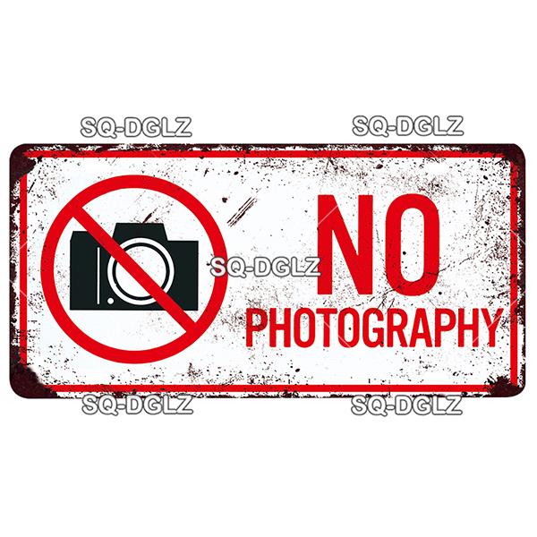 [SQ-DGLZ] Warning WiFi Camera License Plate Tin Sign Store Bar Wall Decoration Metal Sign Home Decor Painting Plaques Art Poster