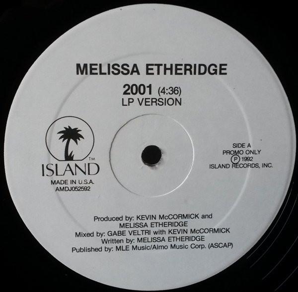 

12inch Record MELISSA ETHERIDGE VIC REEVES 2001 Dizzy AMDJ052592 Island Records 1992 US Rock Used