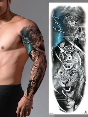 Tam Kol Dövmeli Etiket 1 ADET