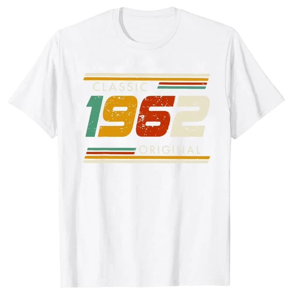 Born in 1962 Multi Tasking Problem Solving T Shirt Tee Tops Round Neck Short-Sleeve Fashion Tshirt Clothing Casual Basic T-shirt