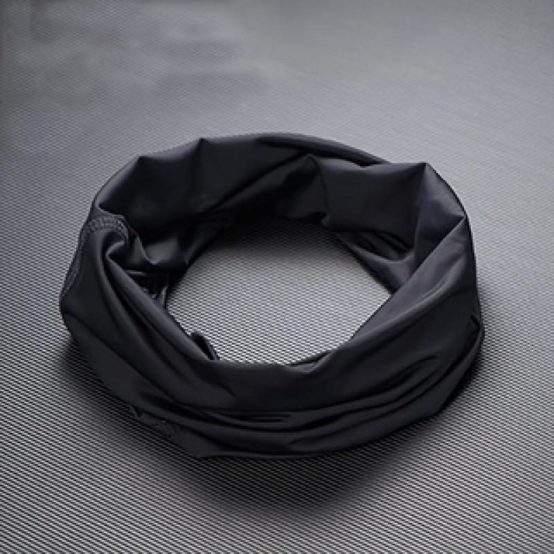 1pc Black Multi-Functional Sports Scarf Face Mask - Windproof, Dustproof, Sun Resistant, Breathable & Comfortable for Cycling, Skiing
