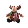 Cartoon Doll & Snowflake Plaid Christmas Tree Ornaments - Children's Holiday Gifts