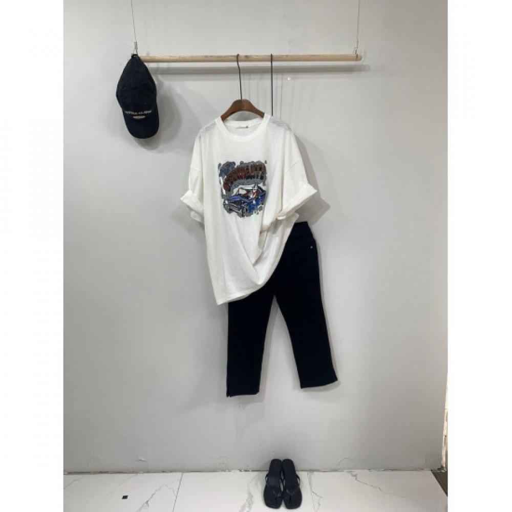 C S In The Room Big Size Tiger vInTage prInTIng overSized ShorT Sleeve T ShirT 3