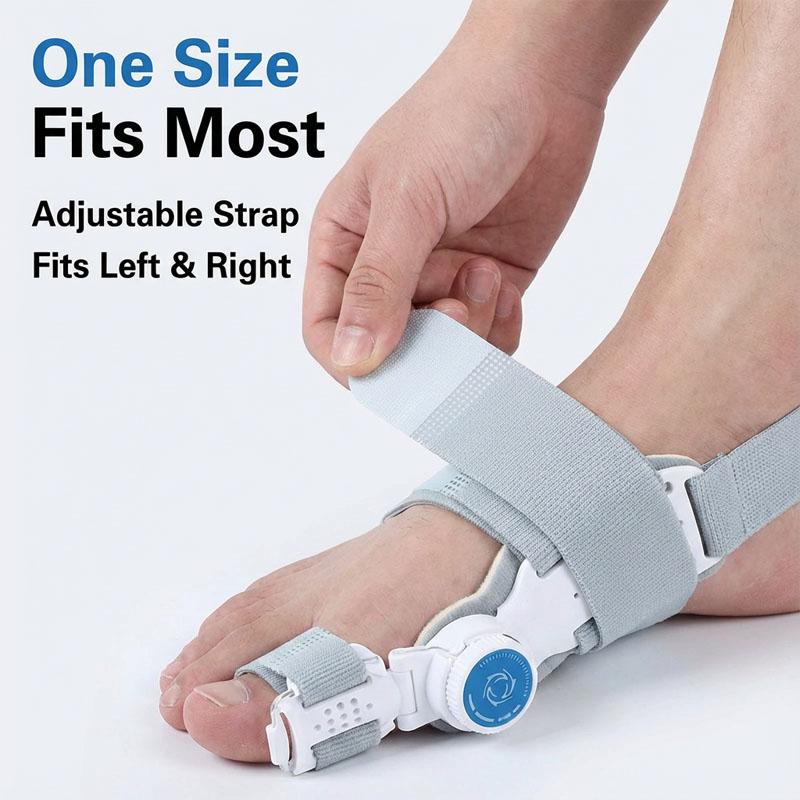 Hallux Valgus Pain Relief Splint - Professional Big Toe Straightener & Bunion Corrector for Men and Women (Foot Care Tool)