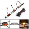 Artudatech Front Bumper Hood Grille LED Lights W/Wire Harness Fit for Tacoma 2012-2015 Amber