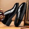 Men's Inner Height Increasing Shoes Business Dress Cowhide Men's Leather Shoes Casual Wedding Shoes Men's Four Seasons New