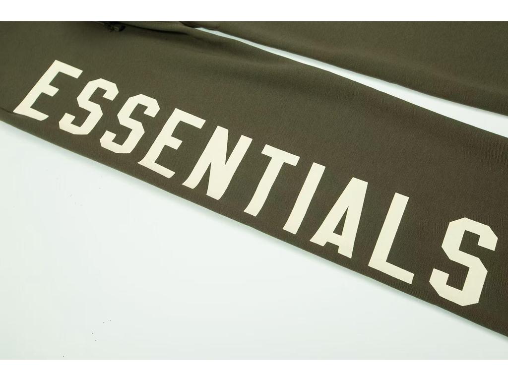 Pantaloni de trening unisex ESSENTIALS la modă cu imprimeu cu litere - Pantaloni lungi casual largi Streetwear