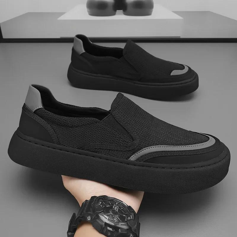 Modische Sneaker für Herren Slipper Weiche Sportschuhe Atmungsaktive Mesh Laufschuhe Herren Hohe Qualität Leichtgewicht tenis zapatillas de hombre