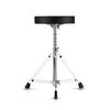 Universal Drum Throne Round Padded Drum Seat Stool Single-braced Stainless Steel Legs Anti-slip 5
