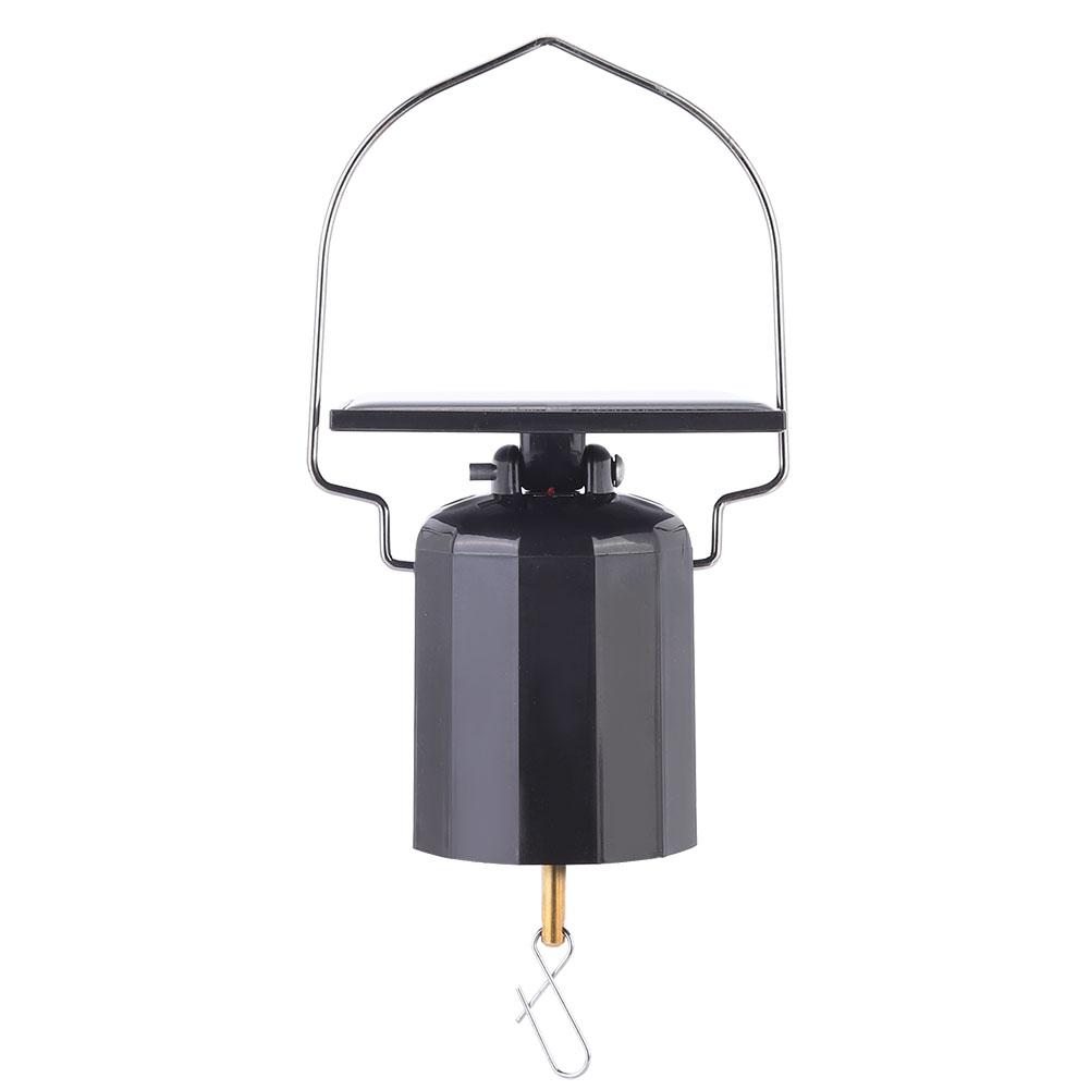 Solar Powered Eco Friendly Motor Wind Chime Ornament Hanging Rotating Motor