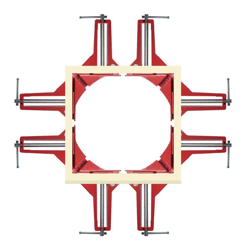 90° Metal Right Angle Clamp for DIY Projects: Glass Tanks, Picture Frames, Woodworking