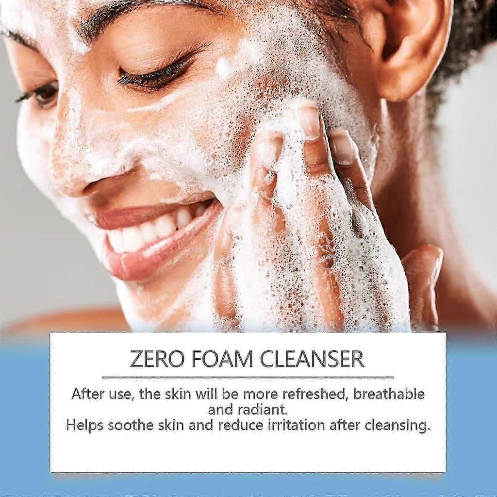 Zero Foam Cleanser for Sensitive Skin, Deep Pore Cleansing Facial Cleanser - Sebum Control, Moisture Balance, and Pore Minimization