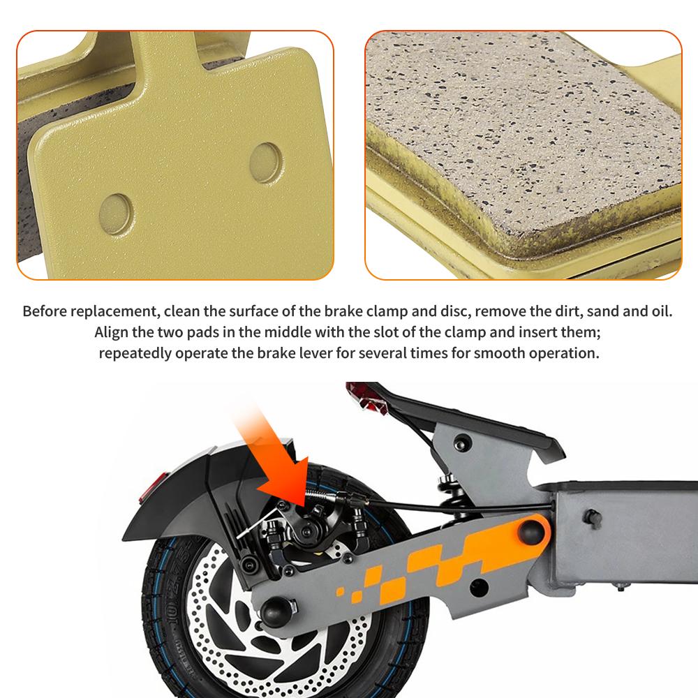 Disc Brake Pads for Kukirin G2 G4 G2Ultra 2026Version Electric Scooter Hydraulic Caliper Brake Pad Replacement Parts Accessories
