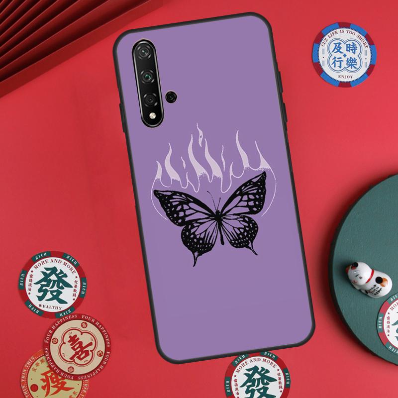 Luxury Butterfly For Huawei Nova 5T 9 10 SE 7i 8i 11i 12i Y73 Y72 Y61 Y91 Y60 Y70 Y90 P20 P30 P40 Lite Case