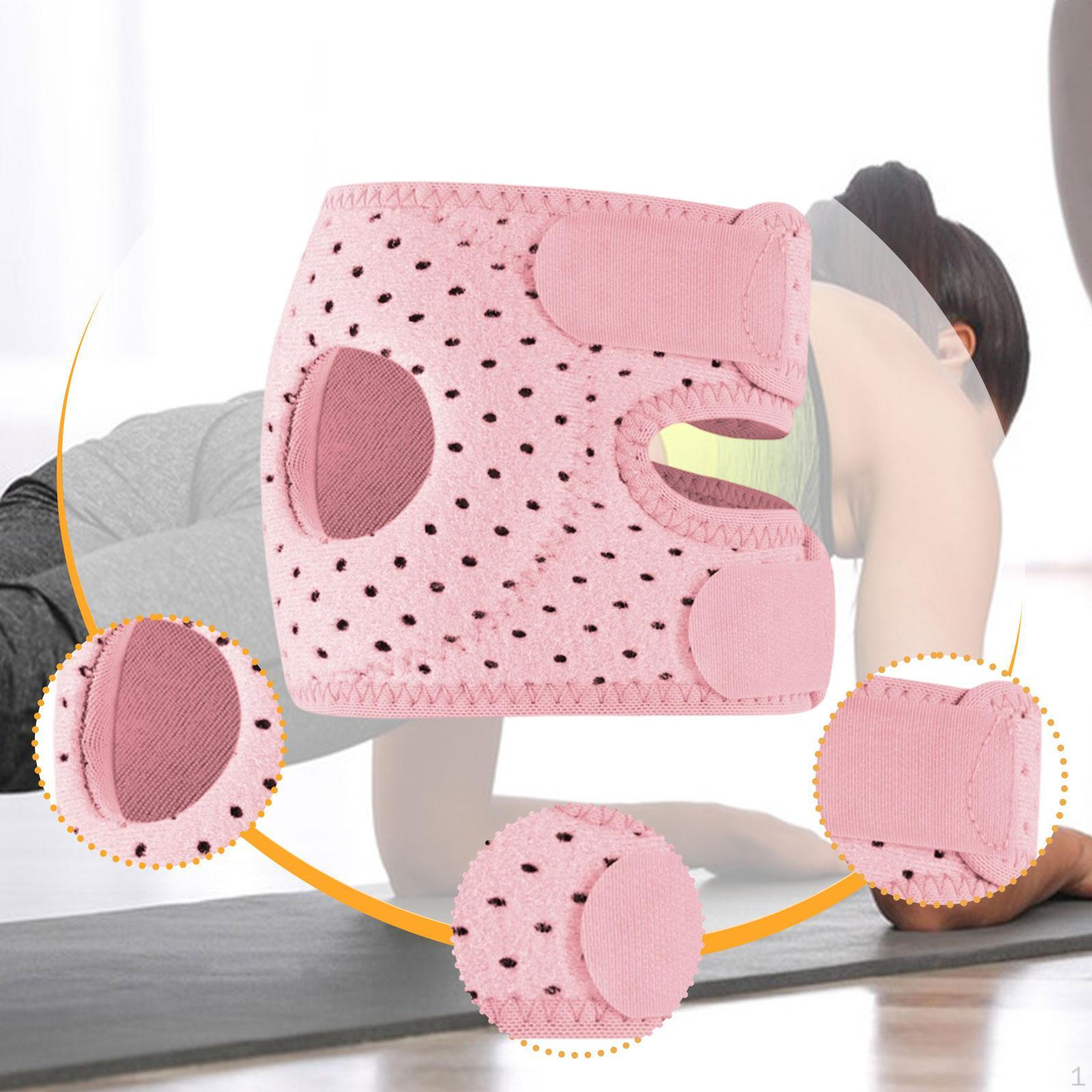 

Налокотник регулируемый для взрослых, с подушечкой, поддерживающий рукав, для тренировок, спорта, бейсбола розовый