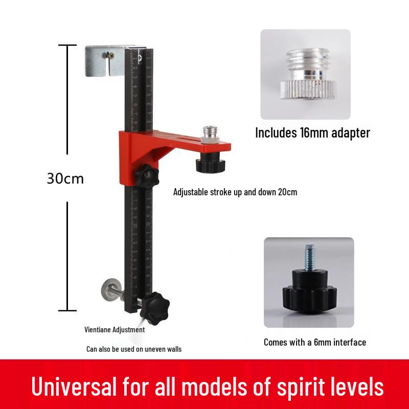 Nivellierbare Wandhalterung für Infrarotlinien und Decken Dekoration