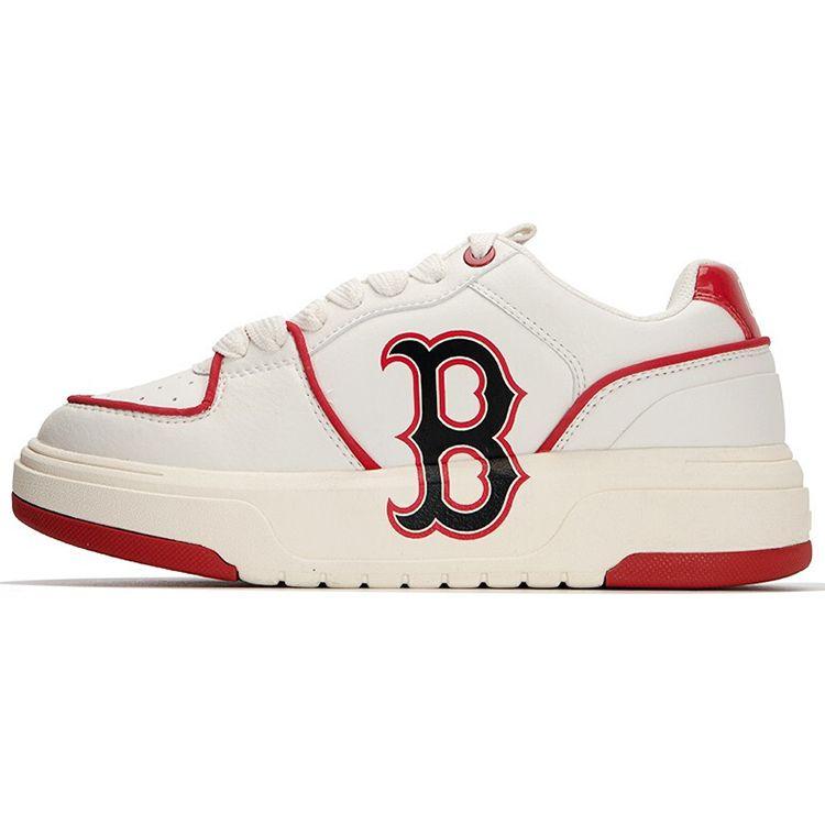 MLB Chunky Liner Synthetic Leather Korean Style Non-Slip Shock Absorbing Wear-Resistant Lightweight Low-Top Sneakers Unisex Sneakers 3ASXCA12N-43RDS