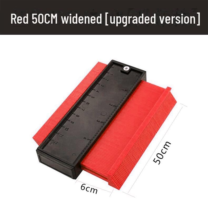 Multifunctional Contour Measuring and Profiling Gauge for Woodworking and Irregular Shapes