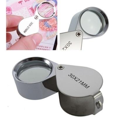 10 / 20 / 30X Glass Magnifying Magnifier Jeweler Eye Jewelry Loupe Loop