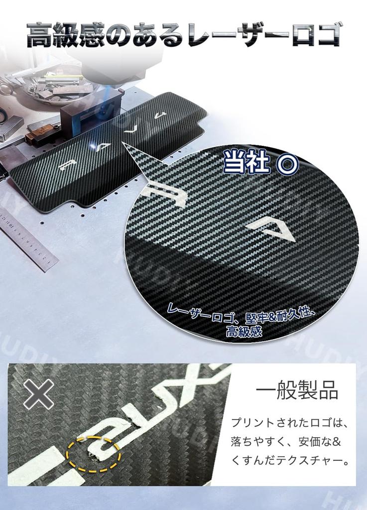 HUDIY Kick Guards for the New 2025 RAV4 December 2025 Stainless Steel Seat Back Kick Mat Back Rear Seat Interior Set of Carbon Fiber Pattern (XA60