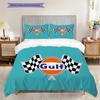 Gulf Brand Logo Three-piece set (1 * duvet cover + 2 * pillowcase, without core) 2D Flat Soft and comfortable Duvet cover and pillowcase Bedding set