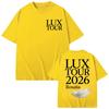 T-shirt Merch Tour LUX di Rosalia Moda Pop Musica T-shirt a Maniche Corte Uomo Donna Estate Cotone di Alta Qualità T-shirt