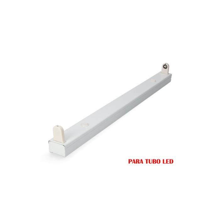 Réglette Fluorescente LED 1x9w (EQ. 18w) 220v 61cm - GENERIQUE - Blanc