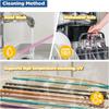 2pcs Bendable Pipe Tube  Cleaning Brush 6/8mm Pacifier Brush Silicone Straw Brushes  Kitchen