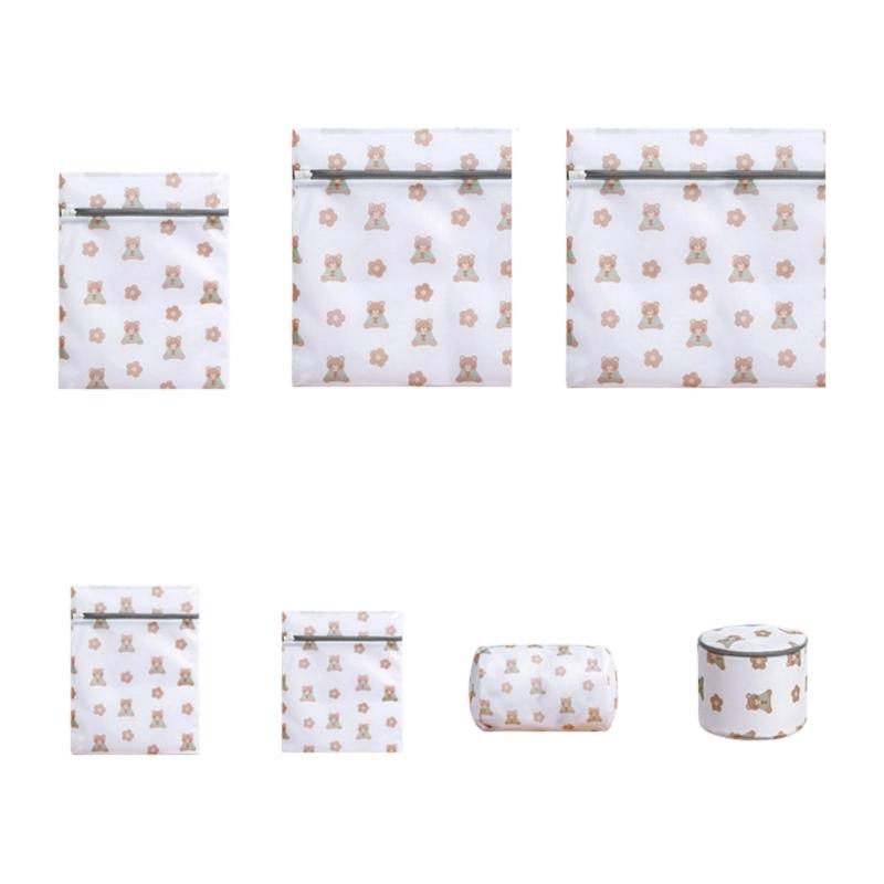 

Thickened Polyester Mesh Laundry Organizer Anti Deformation Washing Net Bag Zippered Garment Protector