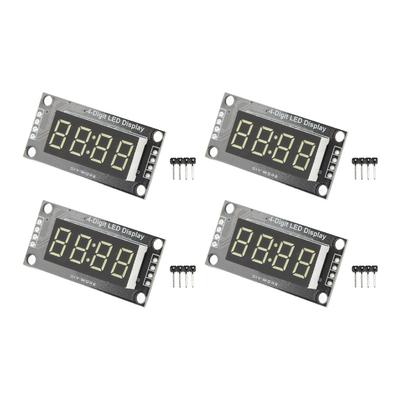 4 Sets 0.36in LED Display Board TM1637 Digital Tube Digital Tube LED Display  Clock Projects