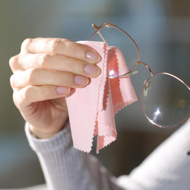 Cleaning Cloth For Glasses 100pcs Microfiber Cleaning Cloth Lint Free Glasses Cleaning Cloth For Lenses Screens Cameras