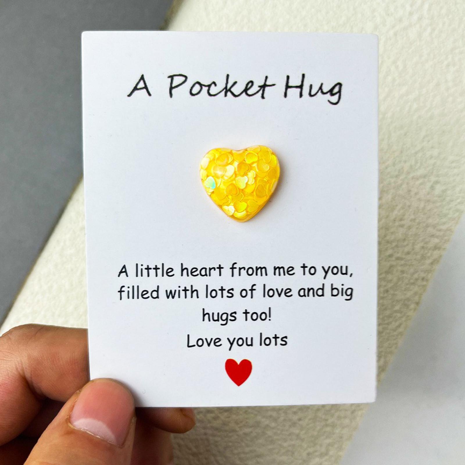 

Подарочная открытка-благословение из смолы в виде карманного сердца своими руками 1 шт. One Size