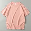 Xinjiang Combed 100% Long-Staple Pure Cotton Short-Sleeved T-Shirt for Men and Women, Loose Casual Summer Solid Color Half-Sleeved T-Shirt