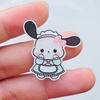 10 Pcs New Kawaii Cartoon Animal Rabbits, Puppies Series Acrylic Flat Diy Jewelry Children Gift Hairpin Accessories A89