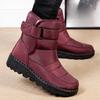 Women's Outdoor Snow Boots, Warm Round Toe Waterproof and Non Slip Shoes