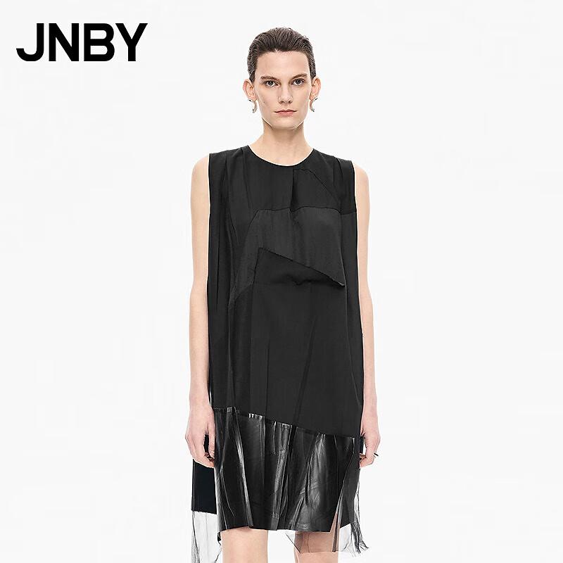 JNBY 2025 Winter A-Line Round Neck Midi Dress