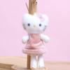Adorable KT Cat Plush Keychain Doll Pendant