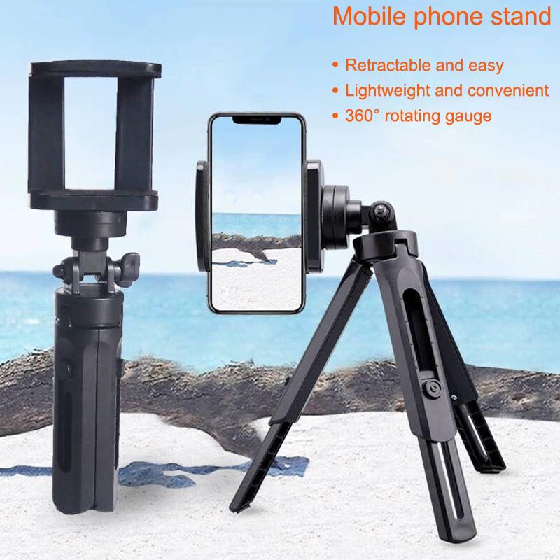 Portable Extendable Mini Desktop Smartphone Tripod Mount Cell Phone Selfie Stick Tripod Phone Holder For Live Video Selfie