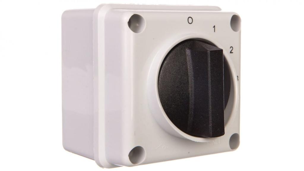 Cam Switch 0-1-2-3 3P 12A In Housing Ip65 Bow E12-63 921263