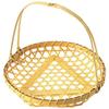 Manyo Bamboo Serving Basket, 190 X 170mm, Large (with Handle) 18-108