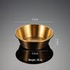Korean Style Stainless Steel Dipping Sauce Dish for Snacks and Condiments