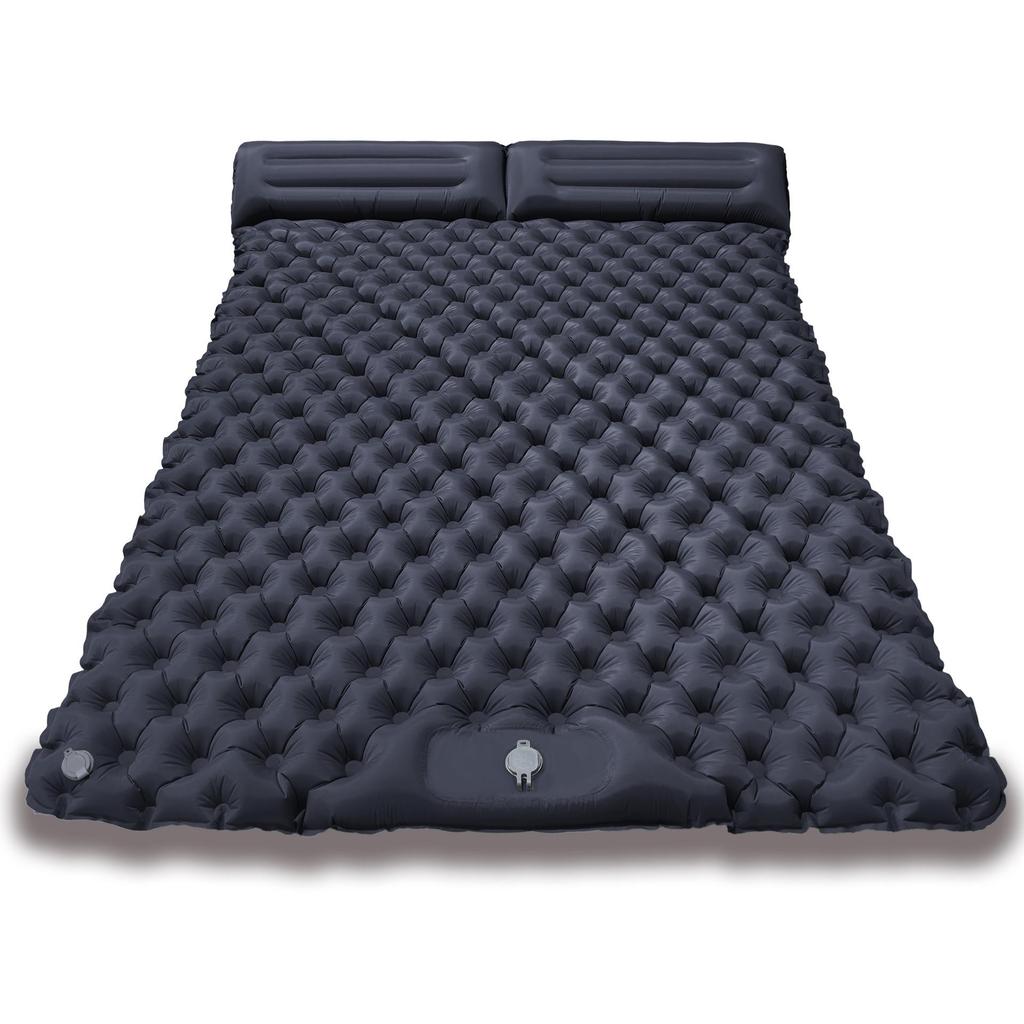 Ultralight Portable TPU Inflatable Camping Pad - Moisture-Proof, Single/Double, Foot-Press Design