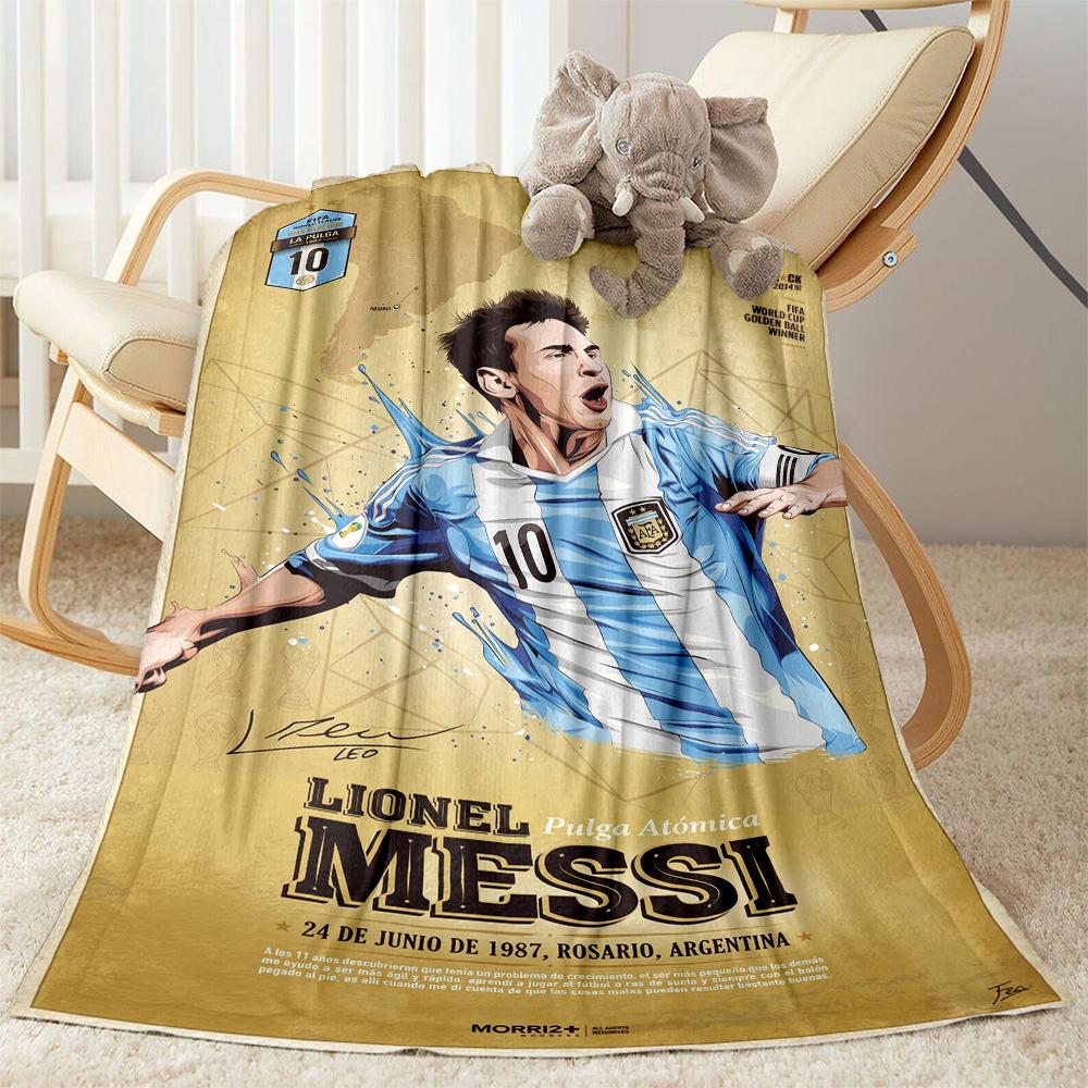 Messi 28 Blanket Soft Warm Cozy Suitable for Livingroom Couch Office for All Occasions Stylish Decor Ideal Gift For Birthday Valentine'S Day