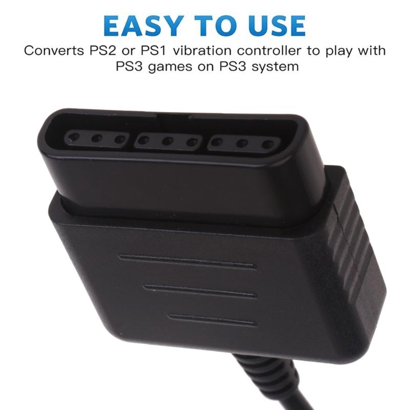 For   Joypad GamePad To  PC USB Games Controller Adapter Converter Cable Without Driver ABS-material