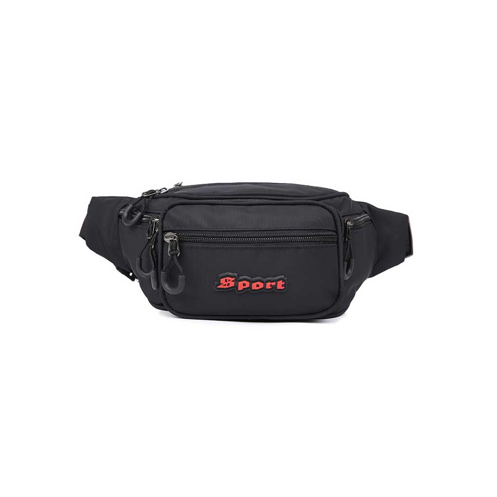 

Canvas Waist Bag Portable Adjustable Anti-corrosive Pack Charger Outdoor Color Women Power Solid Bank Men Pouch Buckle