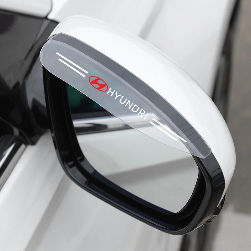 Car Rearview Mirror Rain Shade Cover Sticker for Hyundai Tucson Creta Accent I30 Sonata Elantra Solaris Kona I10 IX35 I20 Getz MM8